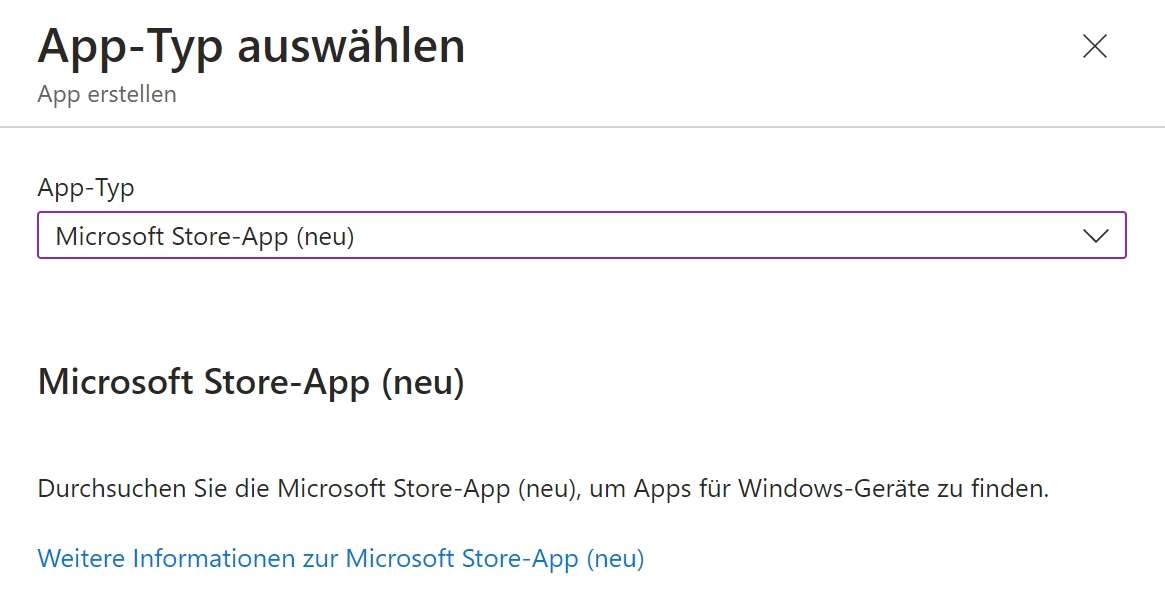 Hinzufügen Webapp