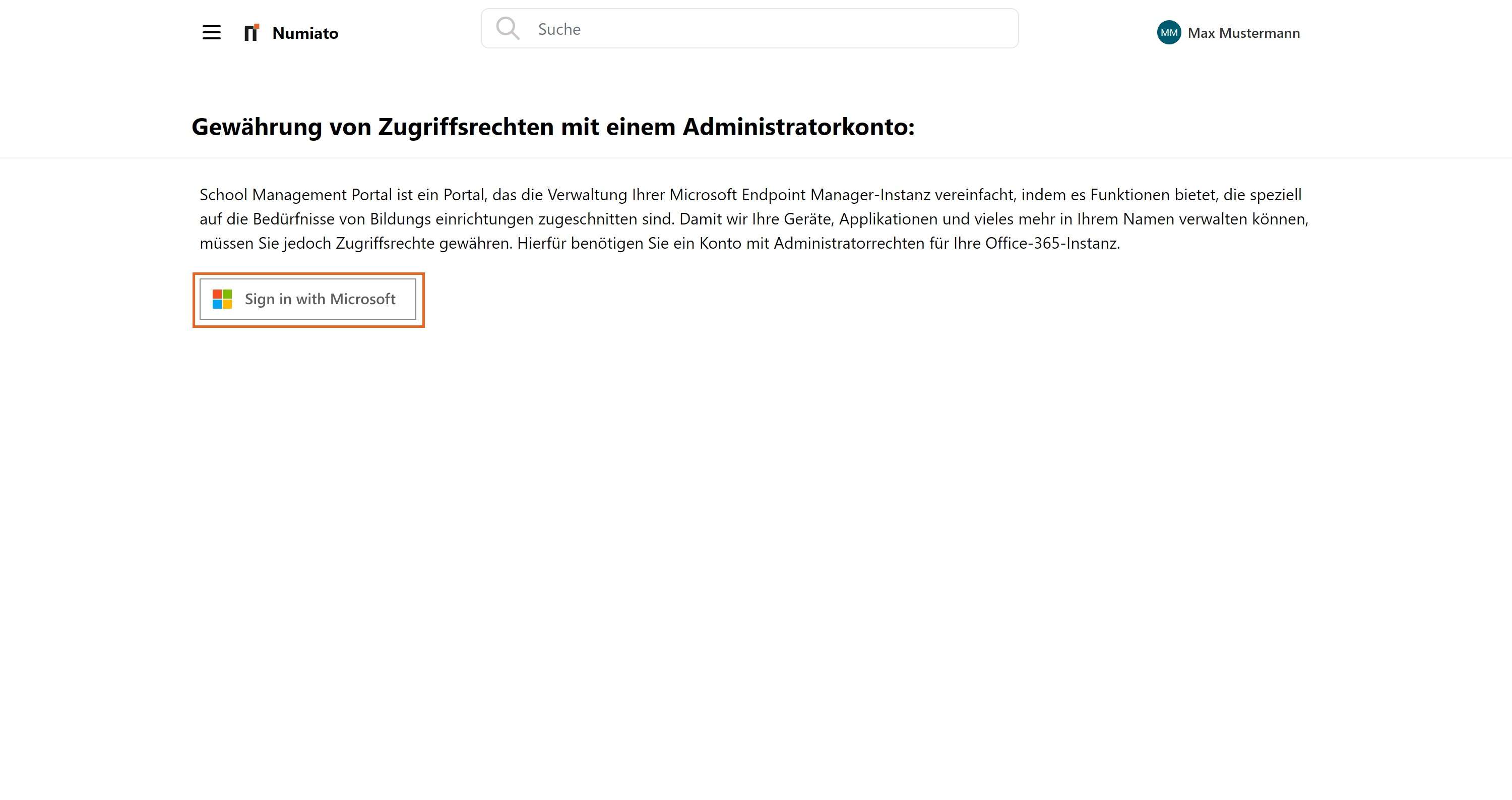 Mit Microsoft anmelden